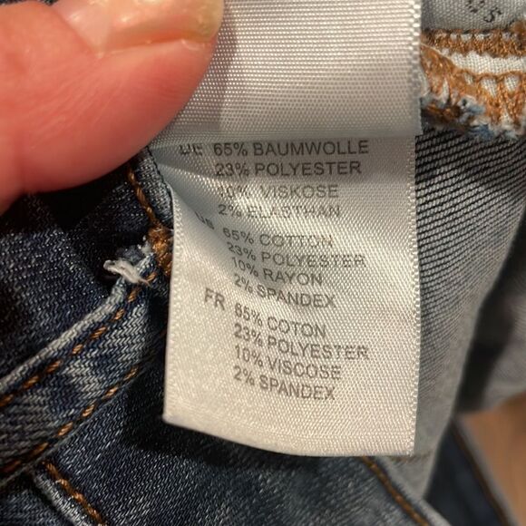 EUC! Articles of Society Frayed Edge Jean Shorts - Size 25 - Picture 4 of 6